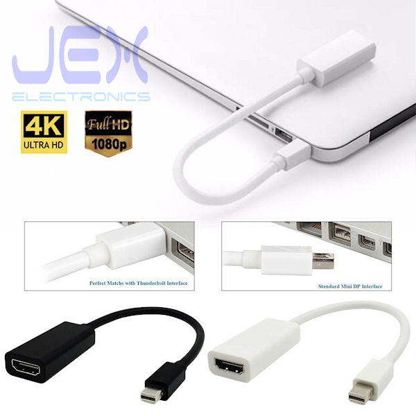 Mini Display Port to HDMI Adapter Cable For MacBook Pro & iMac Thunderbolt  DP