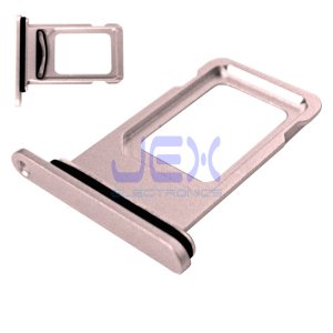 Pink iPhone 13 Replacement Nano Dual Twin Sim Card Holder Tray + Rubber Gasket